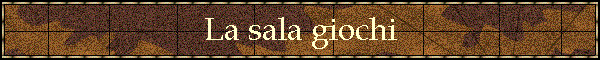 La sala giochi
